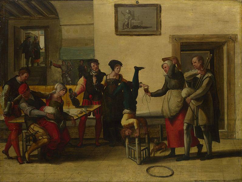 Itinerant Entertainers in a Brothel